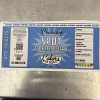 32 Oz Label for Premium Spot Clearcoat