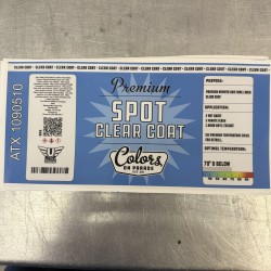 32 Oz Label for Premium Spot Clearcoat
