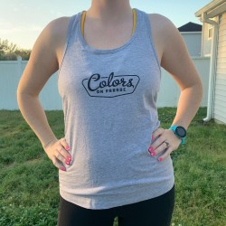 Women's Racerback Tank Grey