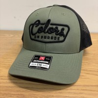 Loden Green/Black EMBROIDERY Colors on Parade Richardson 115