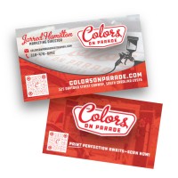 Colors On Parade - Custom Business Cards (1,000 qty)