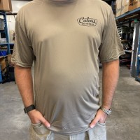 A4 Moister Wicking Short Sleeve Shirts Olive