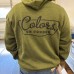 Olive Drab Green Heather Pull Over Hoodie