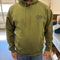 Olive Drab Green Heather Pull Over Hoodie
