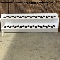 Mounted 40 2 oz Bottle Holder