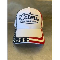 USA White Cotton Hat