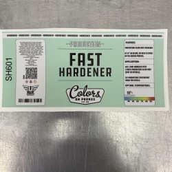 Fast Hardener Label