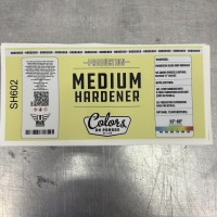 Medium Hardener Label