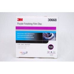  Purple Finishing Film Hookit Disc, 6 in, P1200 grit